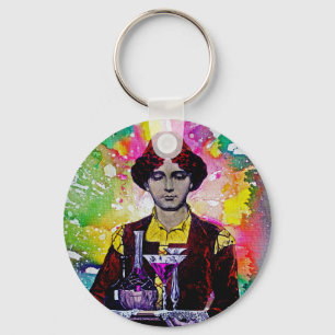 Desmond by Michael Moffa Keychain