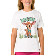 Désobéir aux règles Edgy Design Tshirt