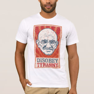 Désobéissez le T-shirt de tyrannie