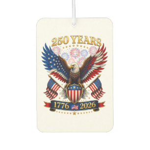 Désodorisant Pour Voiture 250e anniversaire des États-Unis 1776-2026