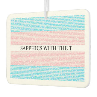 Désodorisant Pour Voiture 3.0 Sapphics avec le Freshener de l'air de la voit