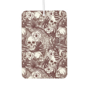 Désodorisant pour voiture à têtes de mort jungle