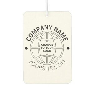 DÉSODORISANT POUR VOITURE ADRESSE WEB LOGO LOGO DE LA SOCIÉTÉ PERSONNALISÉE