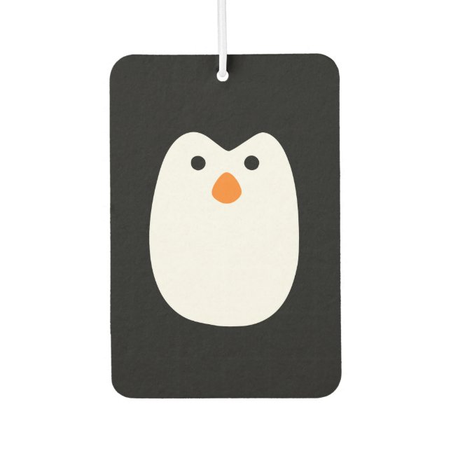 Désodorisant Pour Voiture Aimant à l'air frais de pingouin (Devant)