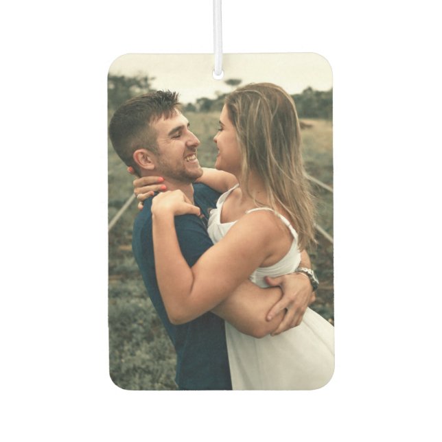 Désodorisant Pour Voiture Ajouter votre propre photo personnalisée Air Fresh (Devant)