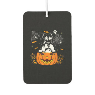 Désodorisant Pour Voiture Amoureux des chiens du costume d'Halloween Citroui