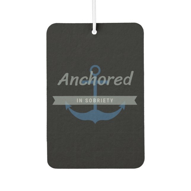 Désodorisant Pour Voiture Ancré dans Sobriety ET Wicked Sobah Air Freshner (Devant)