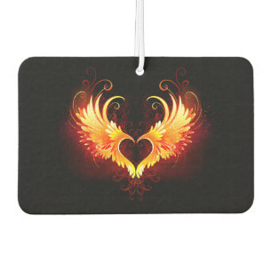 Désodorisant Pour Voiture Angel Fire Heart with Wings