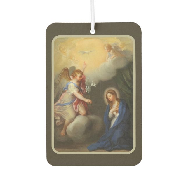 Désodorisant Pour Voiture Annonciation de Mary Archangel Gabriel (Devant)