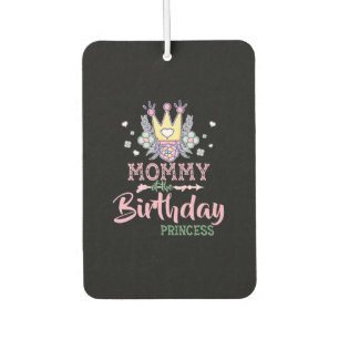 Désodorisant Pour Voiture Art Mère Maman De L'Anniversaire Princesse Xmas