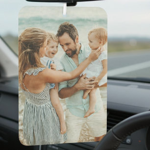 Désodorisant pour voiture avec photo personnalisée