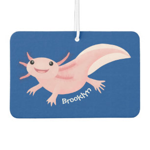 Désodorisant Pour Voiture axolotl rose pâle
