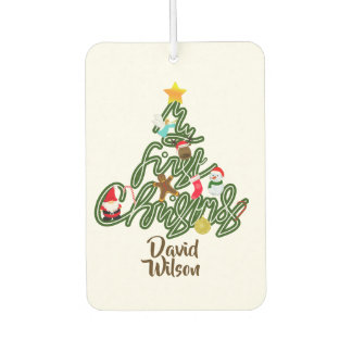 Désodorisant Pour Voiture Baby Experience My First Christmas Tree 
