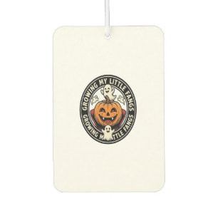 Désodorisant Pour Voiture Badge de citrouille de vampire faisant pousser mes