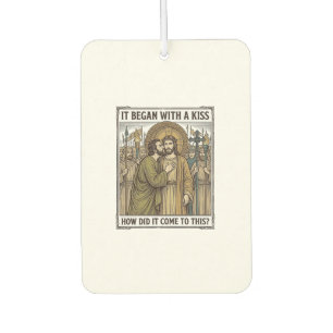 Désodorisant Pour Voiture Baiser de trahison biblique vintage