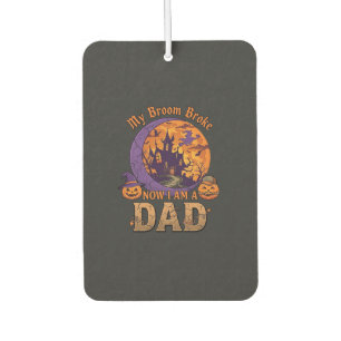 Désodorisant Pour Voiture Balai Papa Brisé Halloween Maison Hantée Moustache