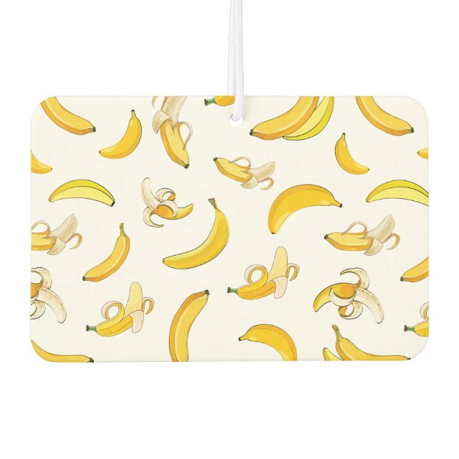 Désodorisant Pour Voiture Banana Pattern 4 (Devant)
