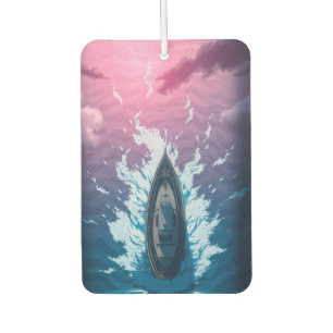 Désodorisant Pour Voiture Bateau dans des vagues orageuses