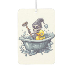 Désodorisant Pour Voiture Bath Time Bones � Crâne drôle mignon dans la baign