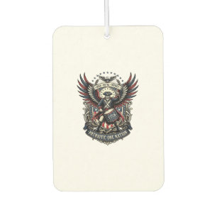 Désodorisant Pour Voiture Batteur Patriotique De Musique De Liberté Rock Mét