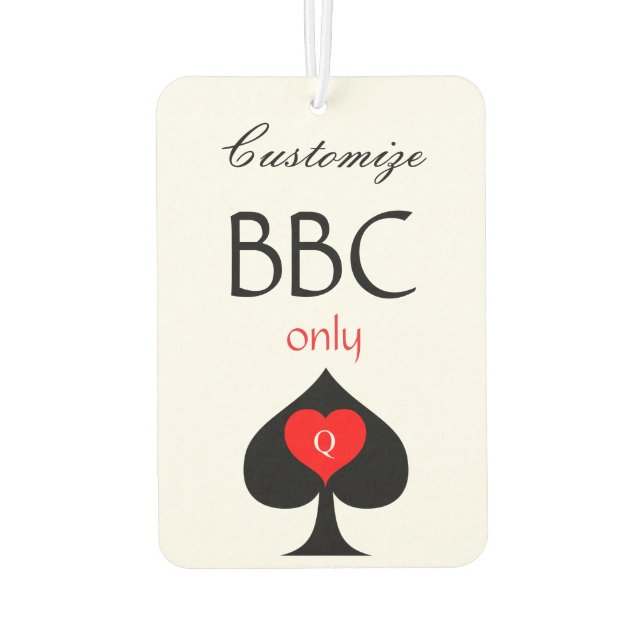 Désodorisant Pour Voiture BBC Seule pique lame signe Thunder_Cove (Dos)