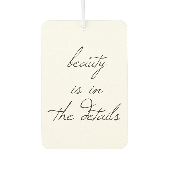 Désodorisant Pour Voiture Beauty Air Freshener (Devant)