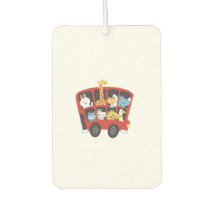 Désodorisant Pour Voiture Belle aventure en bus animal pour enfants
