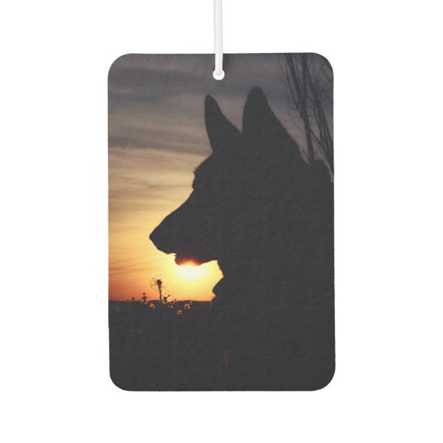 Désodorisant Pour Voiture Belle voiture berger allemande Air Freshener (Devant)