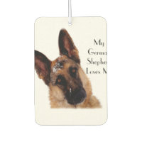 Belle voiture berger allemande Air Freshener