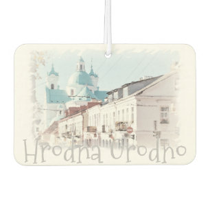 Désodorisant Pour Voiture Biélorussie Hrodna Grodno Vue de la ville Désodori