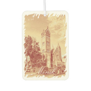 Désodorisant Pour Voiture Biélorussie Minsk Architecture Voiture Air Freshen