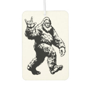 Désodorisant Pour Voiture Bigfoot Paix/Drôle de Sasquatch Décoration de Caba