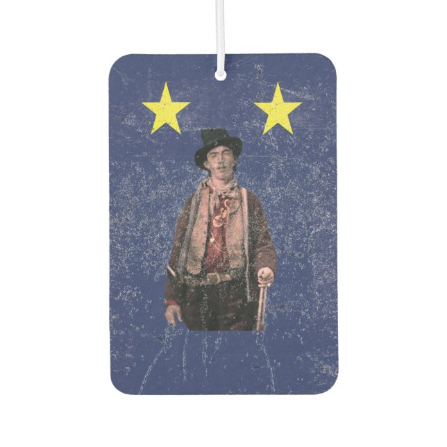 Désodorisant Pour Voiture Billy l'enfant American Gunfighter Outlaw Old West (Devant)