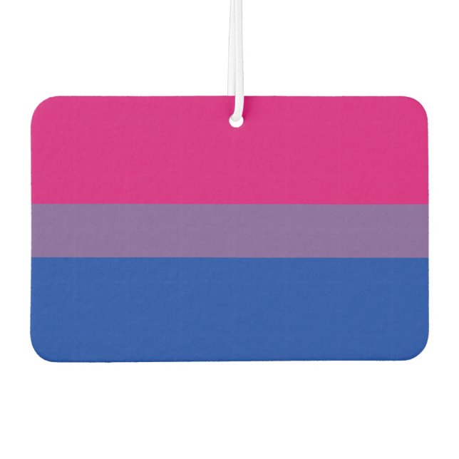 Désodorisant Pour Voiture Bisexual pride (Devant)