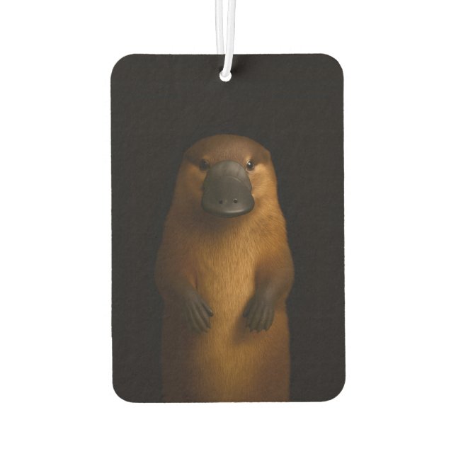 Désodorisant Pour Voiture Black 4 Luxe Car Air Fresheners, Elegant Platypus (Dos)