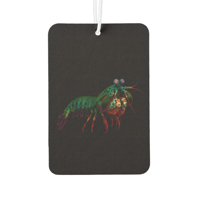 Désodorisant Pour Voiture Black 4 Luxe Car Air Fresheners, Mantis Shrimp (Dos)