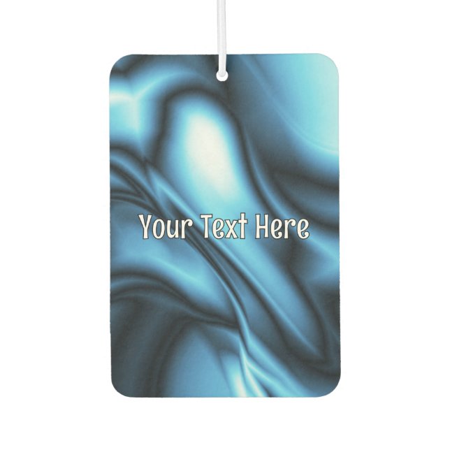 Désodorisant Pour Voiture Blue Silk wave (Devant)
