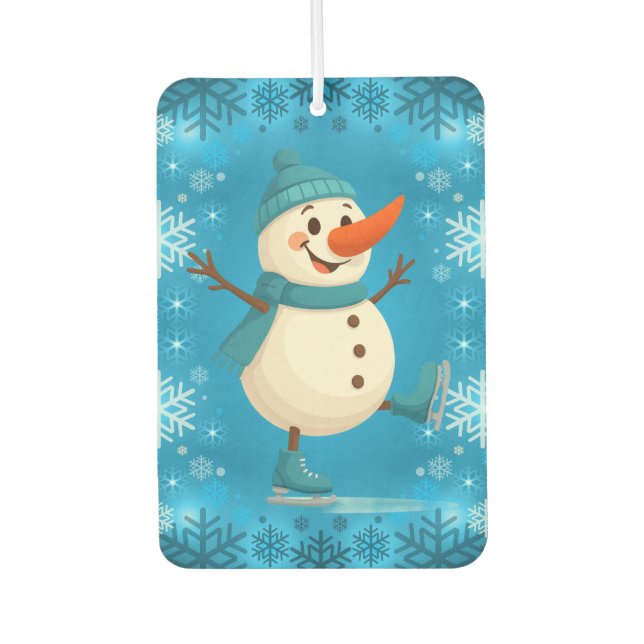 Désodorisant Pour Voiture Bonhomme de neige pour voiture (Devant)
