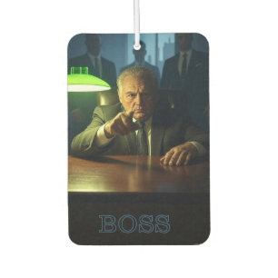 Désodorisant Pour Voiture Boss avec texte de la voiture air freshenhenseur