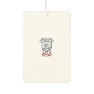 Désodorisant Pour Voiture Bouclier Américain Patriotique Aigle Chemise Vinta