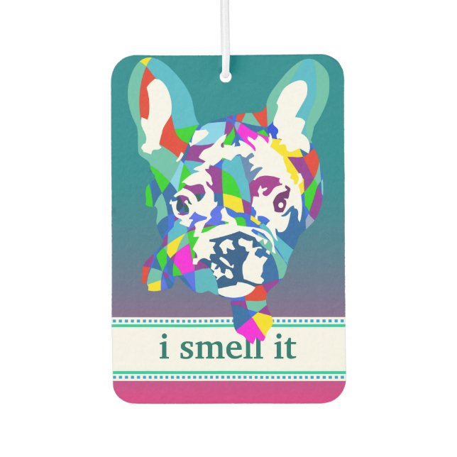Désodorisant Pour Voiture Bouledogue français Air (Devant)