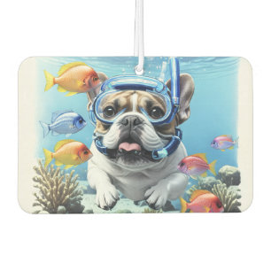 Désodorisant Pour Voiture Bouledogue français en vacances French Bulldog