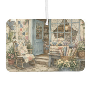 Désodorisant Pour Voiture Boutique de Courtepoint Cottagecore à l'aquarelle