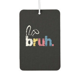 Désodorisant Pour Voiture Bruh Bunny Pâques mignonne mème pour enfants _4