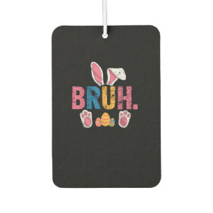 Désodorisant Pour Voiture Bruh Bunny Pâques mignonne mème pour les enfants _