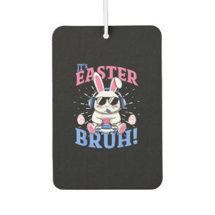 Désodorisant Pour Voiture Bruh Pâques Bunny Joueur Jeu Vidéo Jeux Hommes Gar