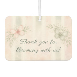 Désodorisant Pour Voiture Butterfly Baby in Bloom Pink Sage Green
