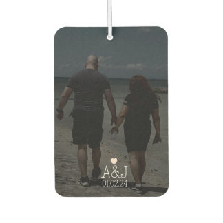 Désodorisant Pour Voiture Cadeau de couple photo personnalisé Anniversaire i