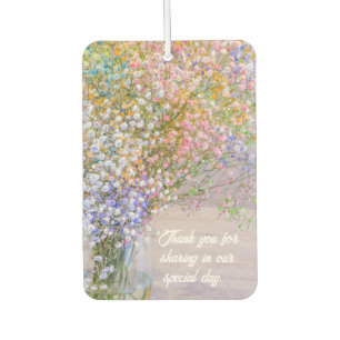 Désodorisant Pour Voiture Cadeau de remerciement de mariage