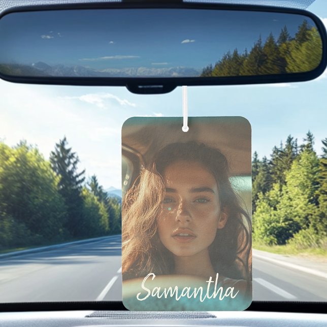 Désodorisant Pour Voiture Cadeau photo personnalisé Nom personnalisé (Créateur téléchargé)